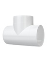 UNION T DE 10cm (4") DE POLIESTIRENO - 10TP