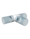 UNION T DE 10cm (4") DE POLIESTIRENO - 10TP
